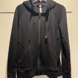 Athleta black sweatshirt jacket